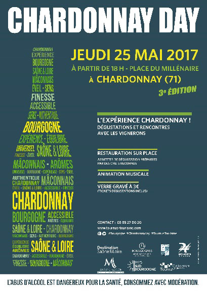 Le Chardonnay Day le 4ème jeudi de mai.